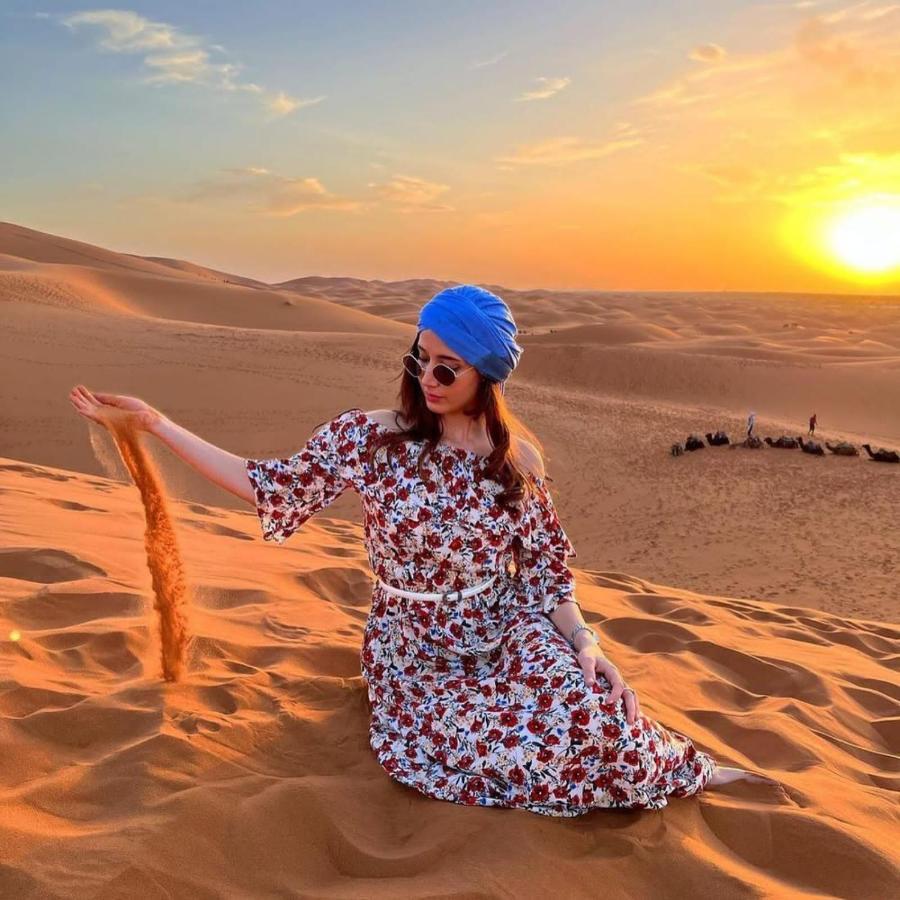 Family Luxury Glamping Hotel Merzouga Bagian luar foto